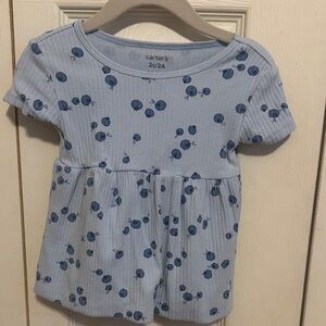 Carter's Blueberry matching set